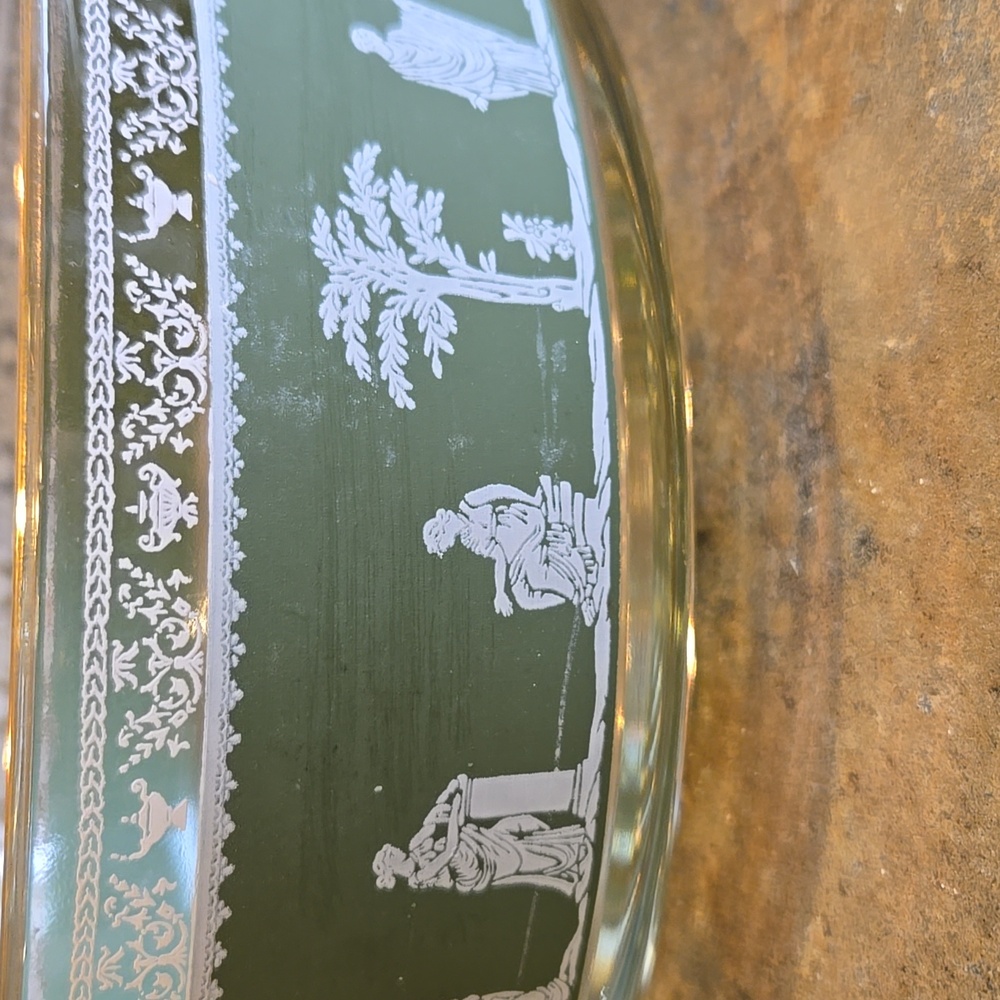 Vintage Wedgwood Hellenic Jasperware Serving Bowl - Picture 5 of 6